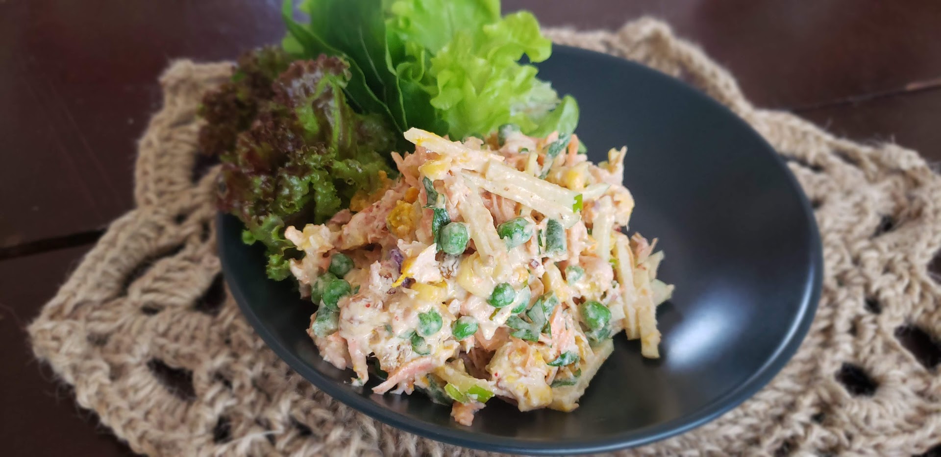 Receita de salada com frango defumado do Chef Adriano Ramos